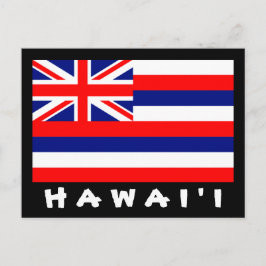 Het Briefkaart van de Vlag van Hawai'i