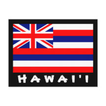 Het Briefkaart van de Vlag van Hawai'i