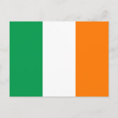 Het Briefkaart van de Vlag van Ierland (Voorkant)