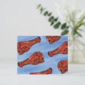 Het Briefkaart van de Vleugel van de kip (Staand voorkant)