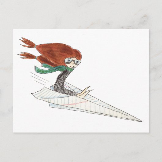 Het Briefkaart van de vlieg weg (Voorkant)