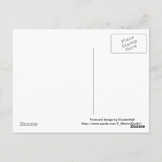 Het Briefkaart van de vlinder (Achterkant)