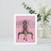 HET BRIEFKAART VAN DE VOORLICHTING VAN KANKER VAN (Staand voorkant)