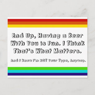 Het briefkaart van de Vriendschap van de regenboog