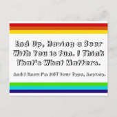 Het briefkaart van de Vriendschap van de regenboog (Voorkant)