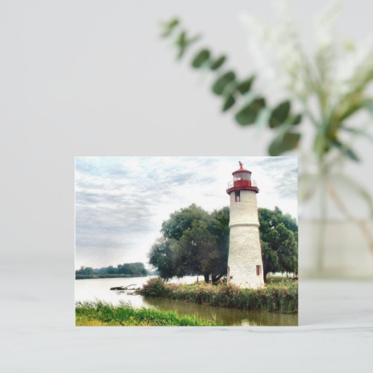 Het Briefkaart van de vuurtoren (Staand voorkant)