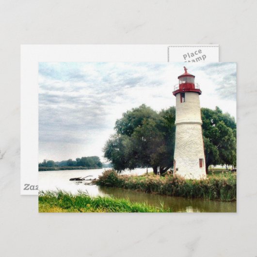 Het Briefkaart van de vuurtoren (Voorkant / Achterkant)