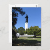 Het Briefkaart van de vuurtoren - het Eiland van (Voorkant / Achterkant)