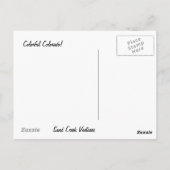 Het Briefkaart van de Waterval van Colorado (Achterkant)