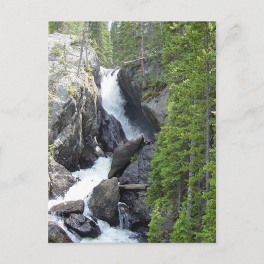 Het Briefkaart van de Waterval van Colorado (Voorkant)