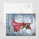 Het Briefkaart van de Wind Fairy samenvatten (Voorkant / Achterkant)