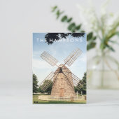 Het BRIEFKAART van de Windmolen van Hamptons (Staand voorkant)