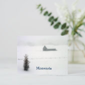 Het Briefkaart van de Winter van Minnesota (Staand voorkant)