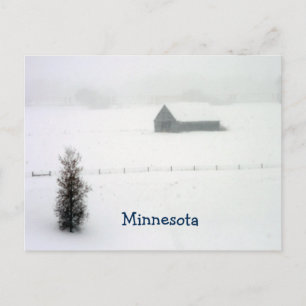 Het Briefkaart van de Winter van Minnesota