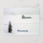 Het Briefkaart van de Winter van Minnesota (Voorkant)