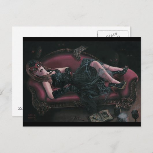 Het Briefkaart van de Witching Uour (Voorkant / Achterkant)