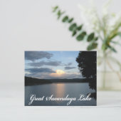 Het Briefkaart van de Wolken van Sacandaga (Staand voorkant)