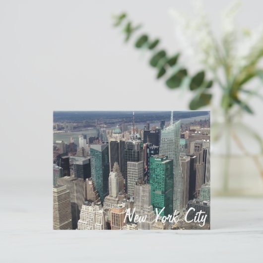 Het Briefkaart van de Wolkenkrabbers van de Stad (Staand voorkant)