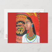 Het Briefkaart van de Wortel Chakra (Lam) (Voorkant / Achterkant)