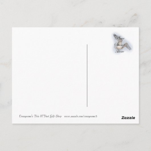 Het Briefkaart van de zeemeeuw (Achterkant)