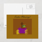 Het Briefkaart van de Zegen van Pasen (Voorkant / Achterkant)