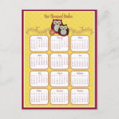 Het Briefkaart van de Zonnekalender 2012 (Voorkant)