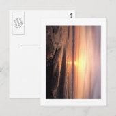 Het briefkaart van de zonsondergang (Voorkant / Achterkant)