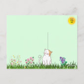 Het Briefkaart van de zwerfkat (Achterkant)