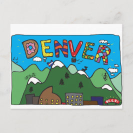 Het Briefkaart van Denver