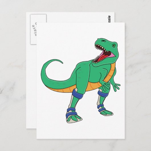 Het Briefkaart van Dino AFO (Voorkant / Achterkant)