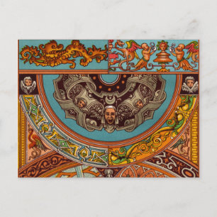 Het Briefkaart van draken & van Gargouilles