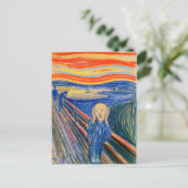 Het Briefkaart van Edvard Munch (in pastel) (Staand voorkant)
