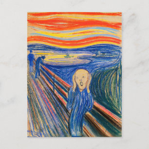 Het Briefkaart van Edvard Munch (in pastel)