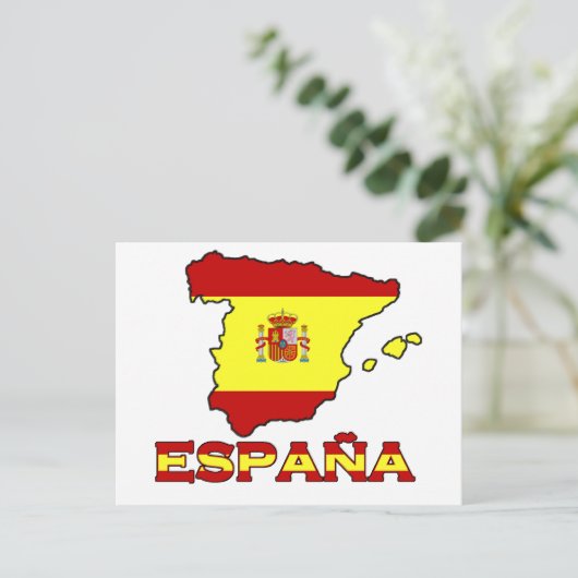Het briefkaart van España (Staand voorkant)