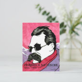 Het Briefkaart van "Friedrich Nietzsche" (Staand voorkant)