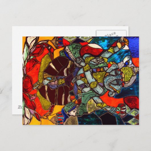 Het Briefkaart van Ganesh (Voorkant / Achterkant)