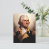 Het Briefkaart van George Washington (Staand voorkant)