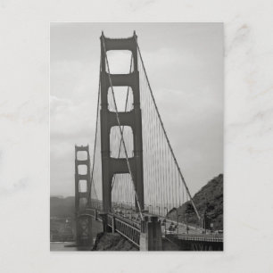 Het Briefkaart van golden gate bridge