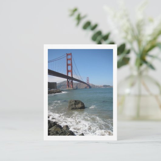 Het Briefkaart van golden gate bridge (Staand voorkant)