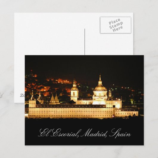 Het Briefkaart van Gr Escorial (Voorkant / Achterkant)