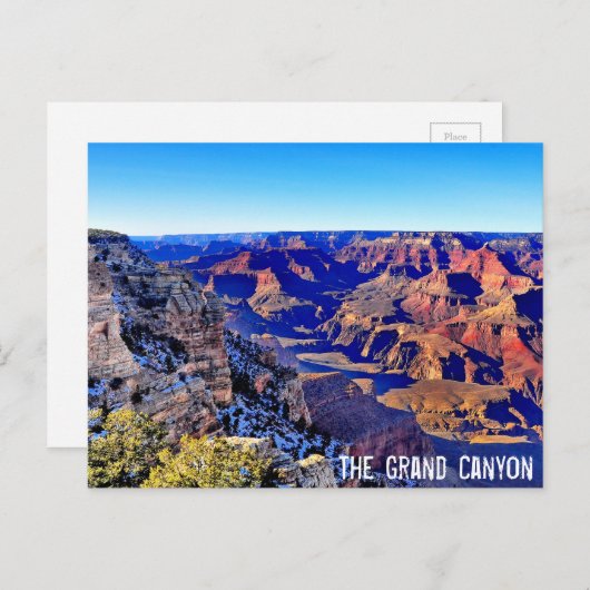 Het Briefkaart van Grand Canyon (Voorkant / Achterkant)