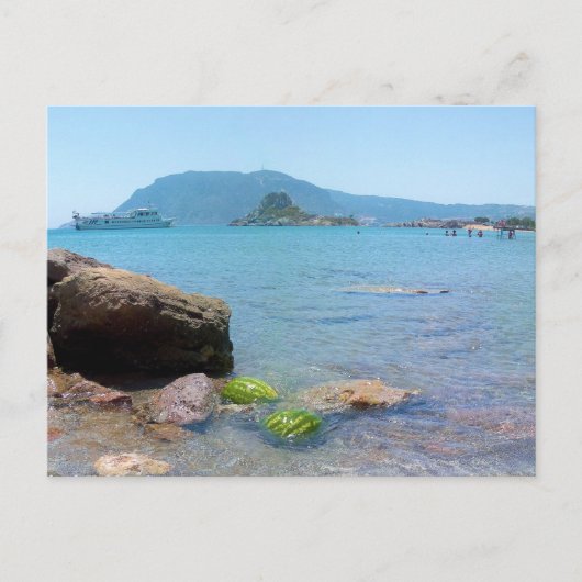 Het Briefkaart van Griekenland van het Eiland van (Voorkant)