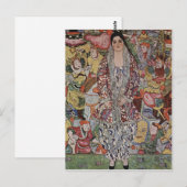 Het Briefkaart van Gustav Klimt Fredericke Maria (Voorkant / Achterkant)