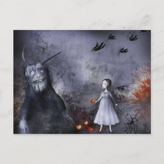 Het briefkaart van Halloween