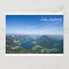 Het Briefkaart van Hallstatt van het meer