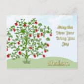 Het Briefkaart van Hashanah van Rosh (Voorkant)