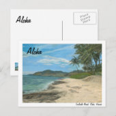 Het Briefkaart van Hawaï van het Strand van (Voorkant / Achterkant)