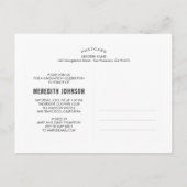 Het Briefkaart van het Afstuderen van het VunManus (Achterkant)