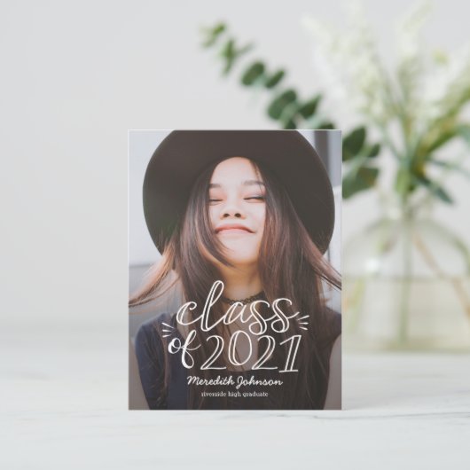 Het Briefkaart van het Afstuderen van het VunManus (Staand voorkant)