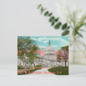 Het  Briefkaart van het Amerikaanse Capitool (Staand voorkant)